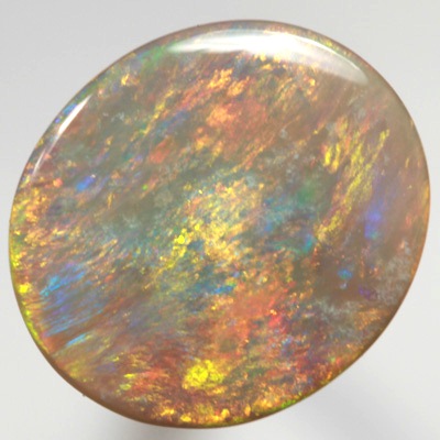 SOLID BLACK OPAL RARE Neon bright Rolling flashes SEE VIDEO
